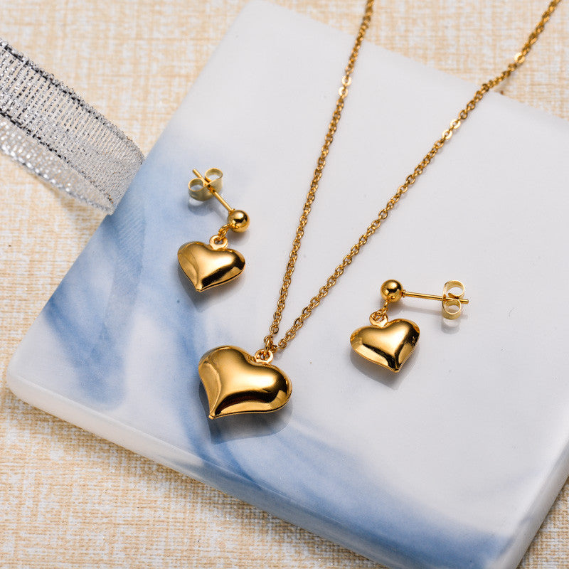 collar corazon bombita