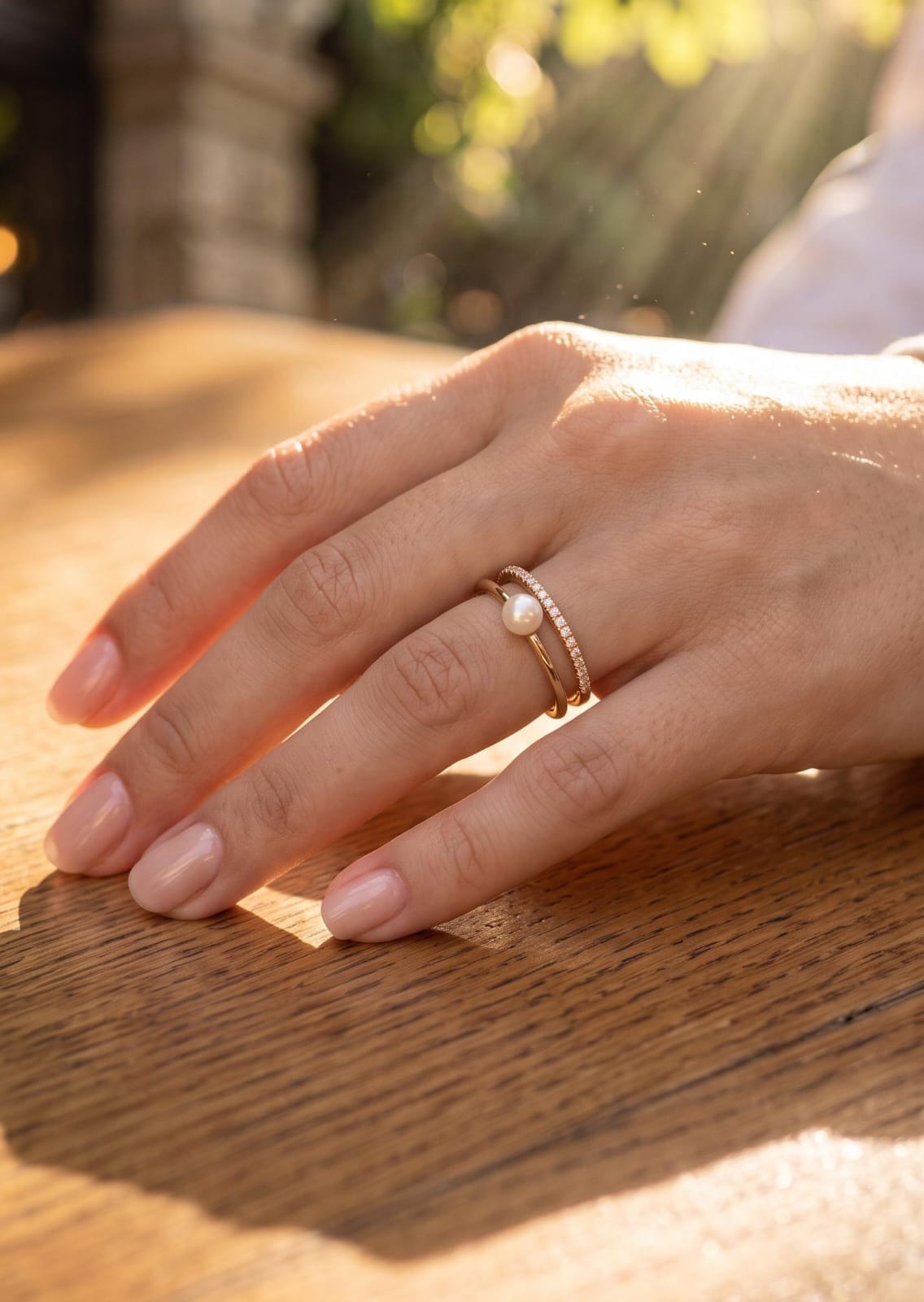 Anillo xuping yawerly rose perla