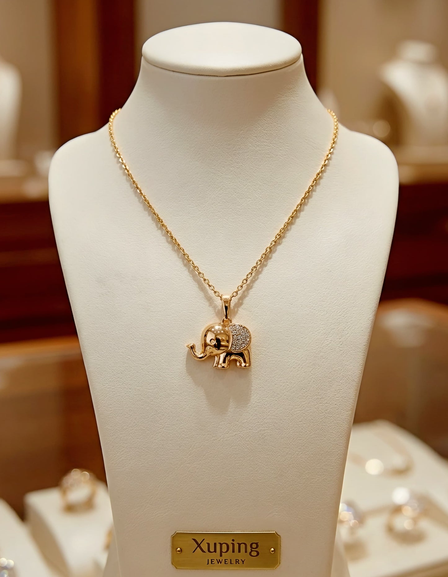 Collar "Elefante de la fortuna" rose xuping jewelry
