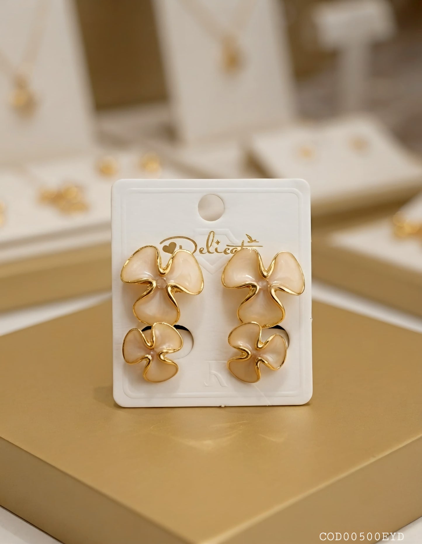 Arete floral Delicate