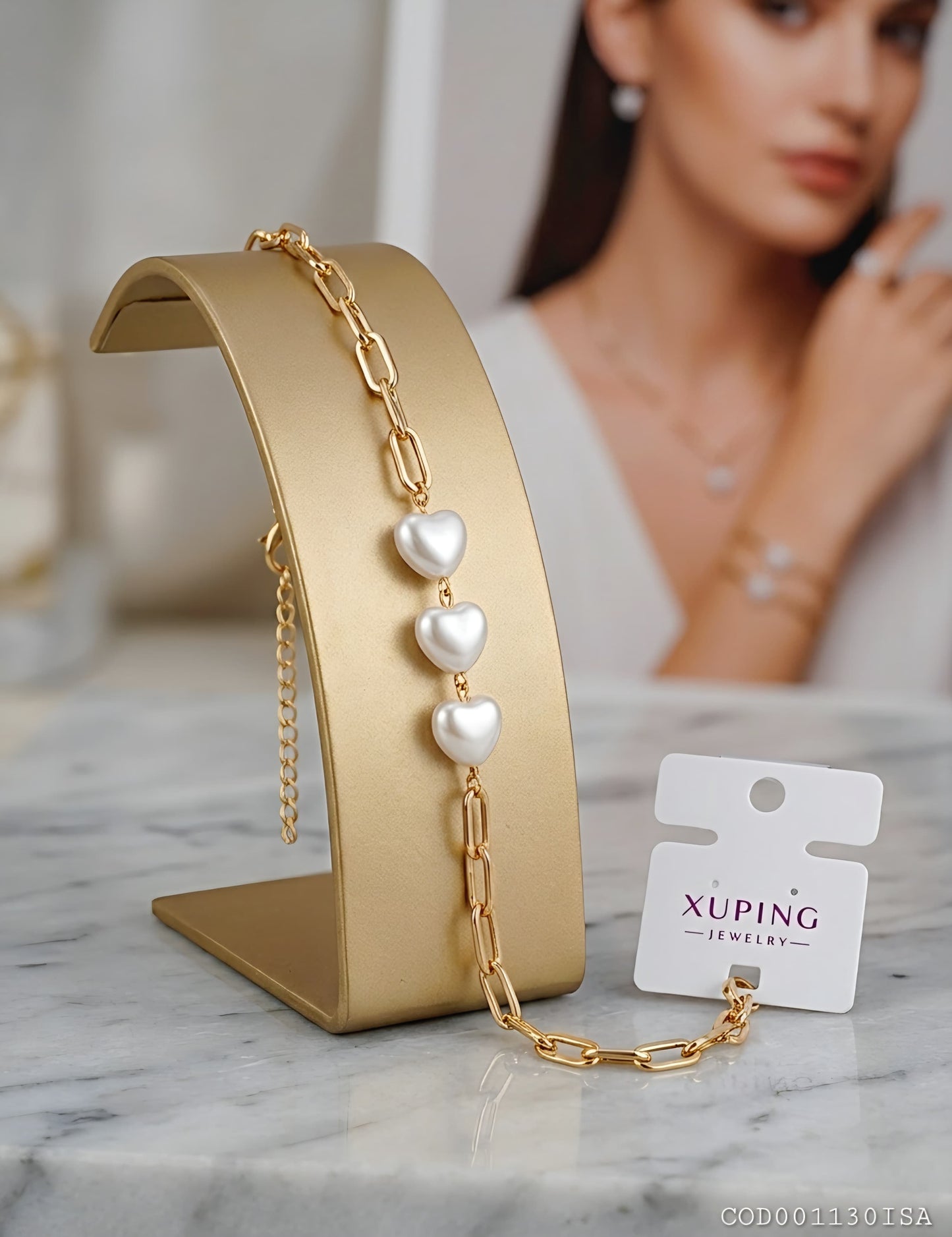 Pulsera "Corazón de Nácar" xuping jewelry