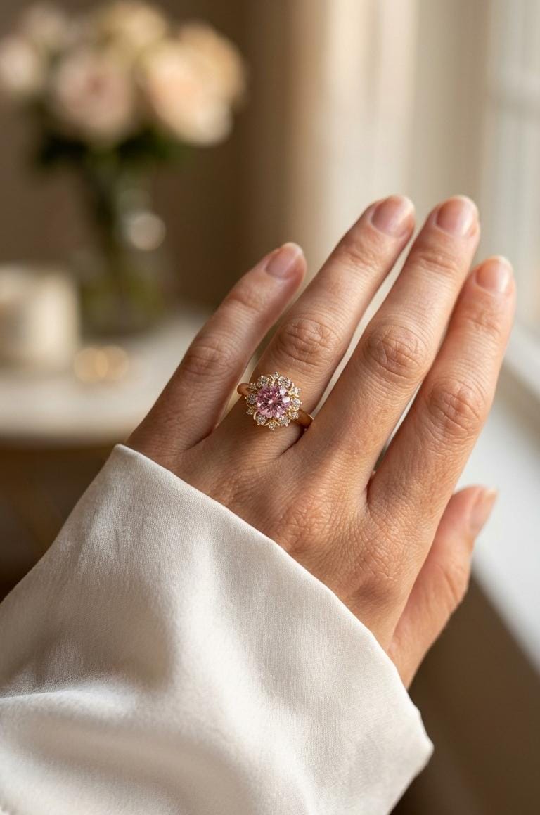 Anillo zircon, rose xuping jewelry
Tallas: 6/7/8 y 9