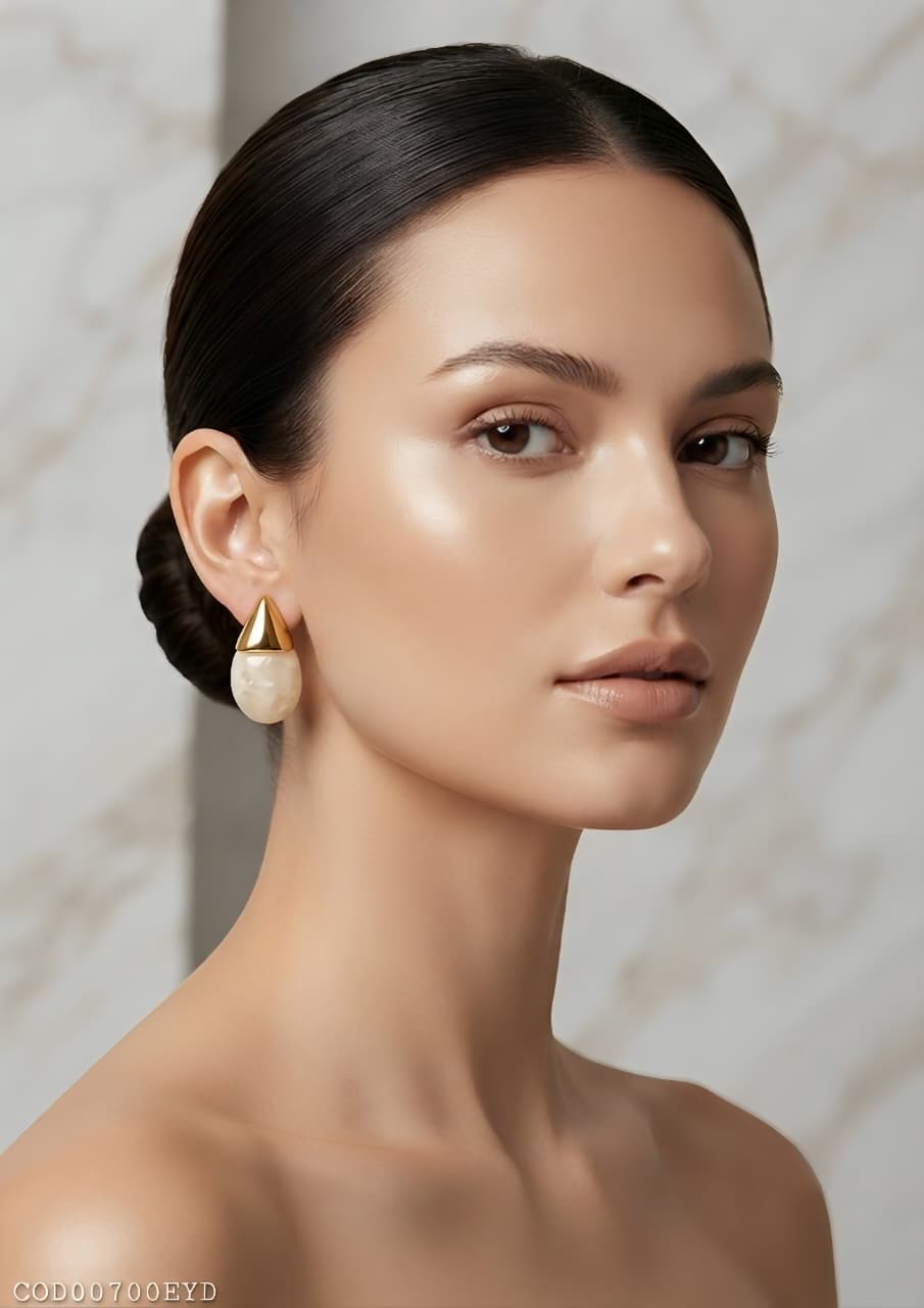 Arete "Gota de Nacar"