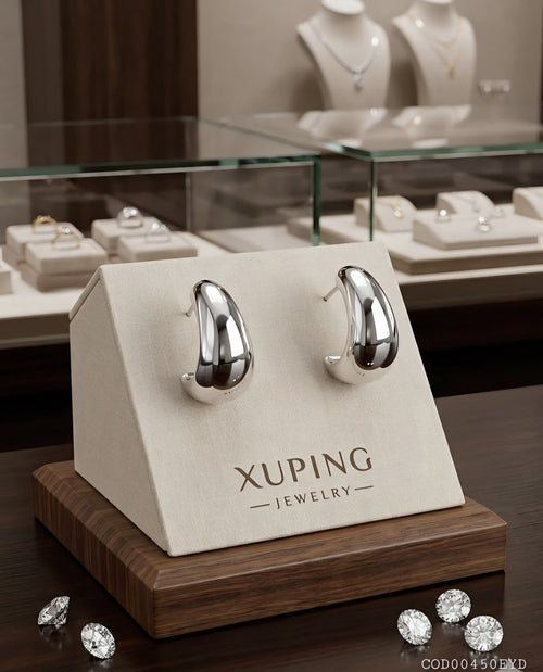Aretes de Gota de Agua plateado xuping jewelry