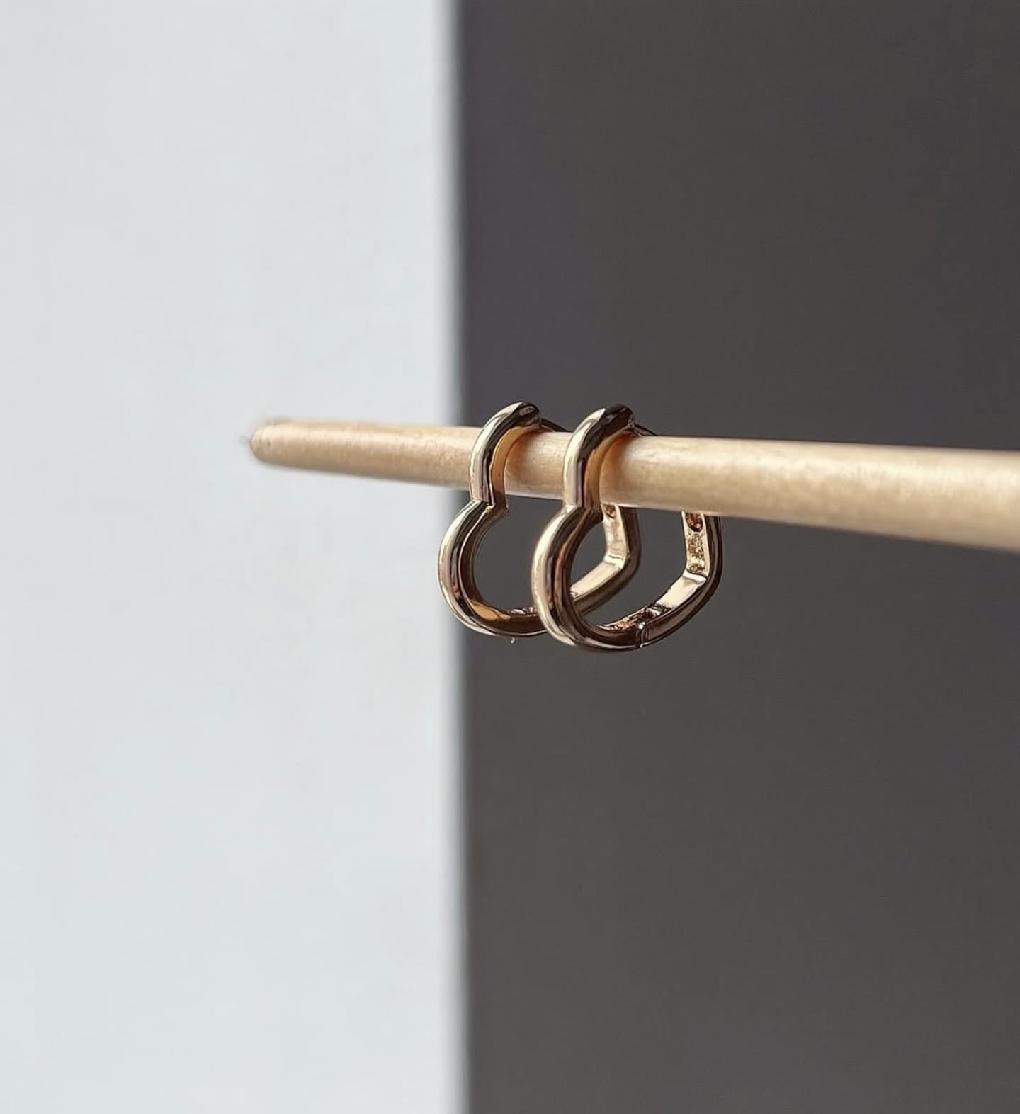 Arete mini corazón