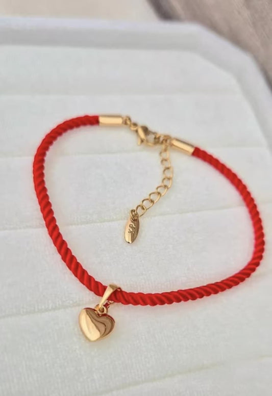 Pulsera en cordón rojo acsesorios en Xuping yawerly
