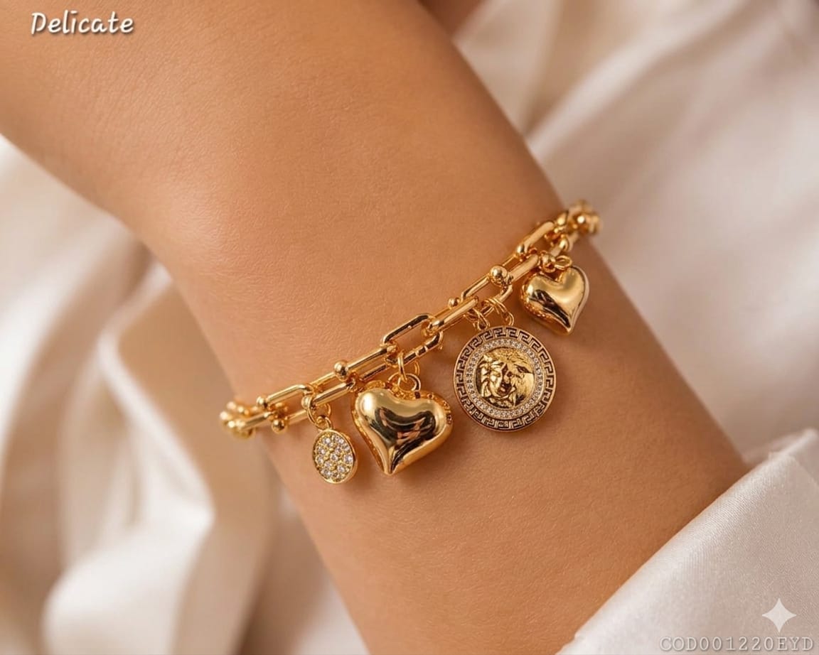 Pulsera delicate doble baño de 18k