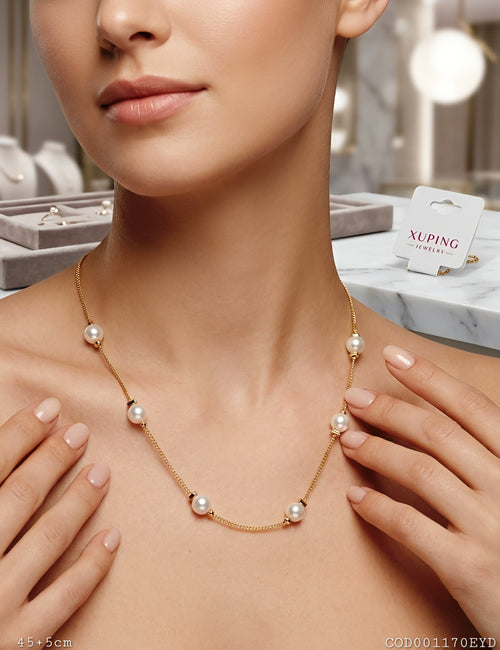 Collar "esencia de perlas" Rosé Xuping jewelry