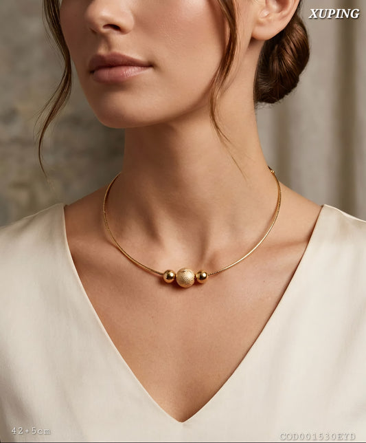 Collar Choker Esferas Lumina