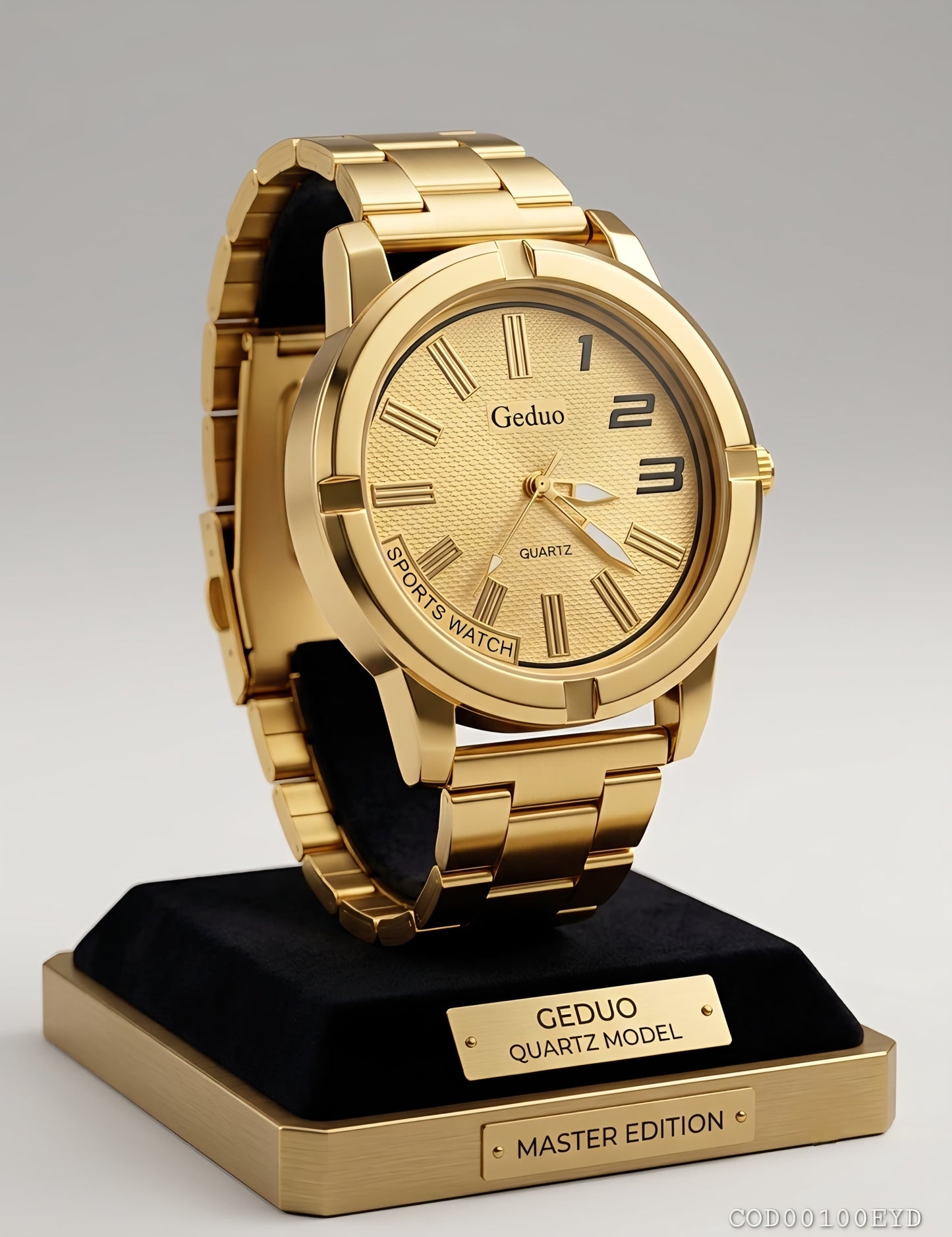 Reloj Acero inoxidable dorado y plateado
