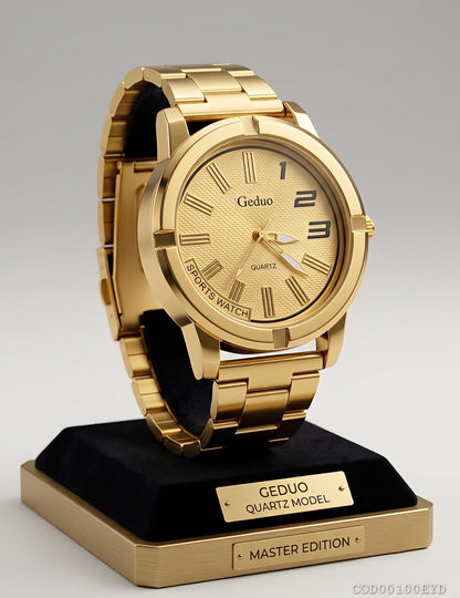 Reloj Acero inoxidable dorado y plateado