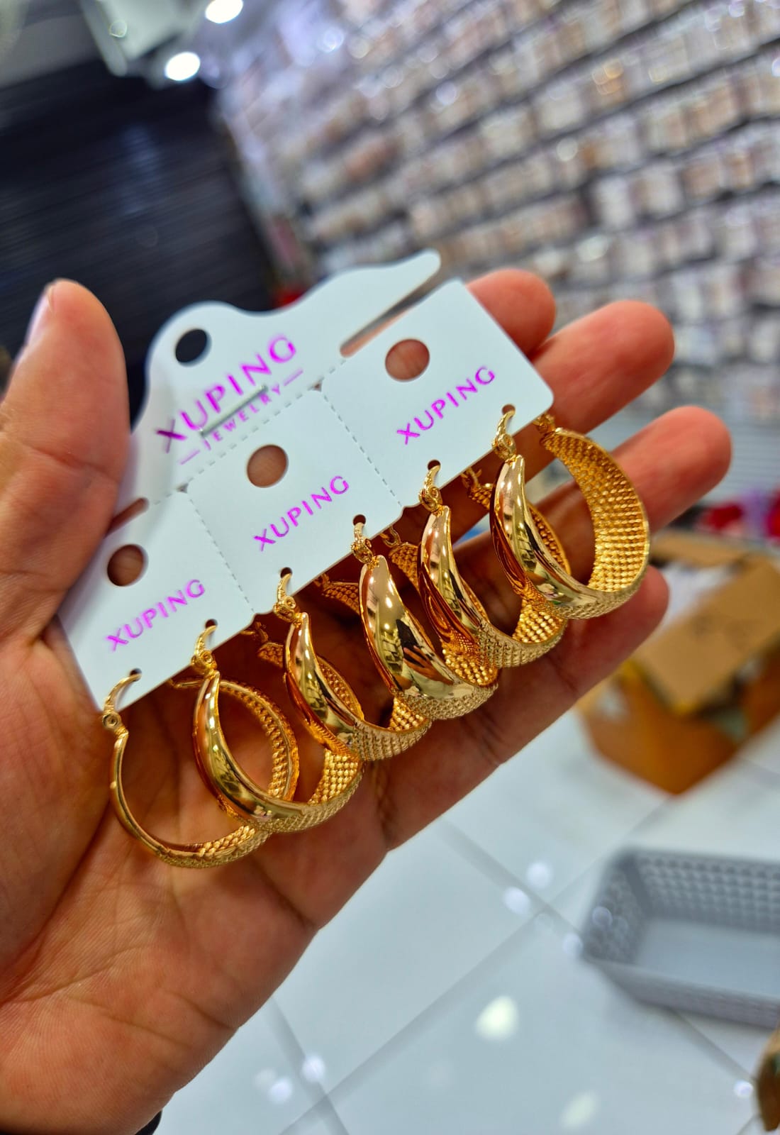 "Canoa chunkis" Rosé Xuping jewelry
