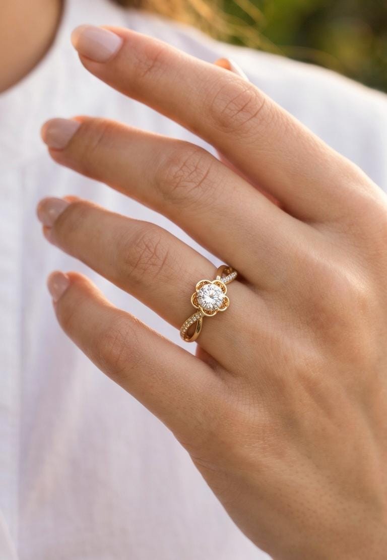 Anillo zircon flor rose xuping jewelry 

Tallas: 7/8/9 y 10