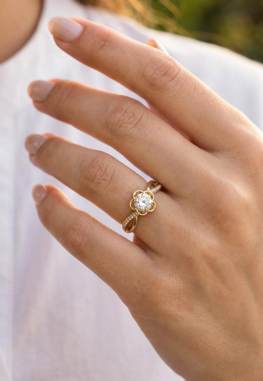 Anillo zircon flor rose xuping jewelry 

Tallas: 7/8/9 y 10