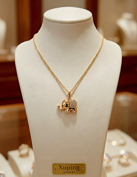 Collar "Elefante de la fortuna" rose xuping jewelry