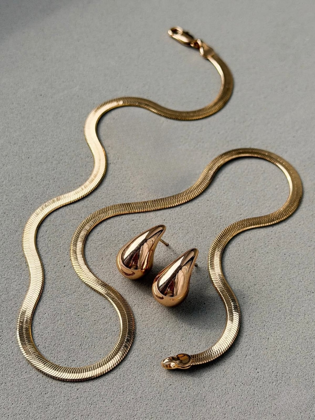 "Set Minimalista Aura" Rosé Xuping jewelry