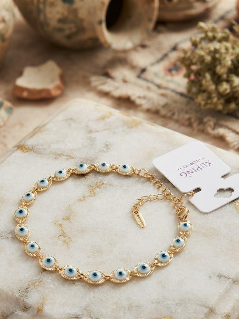 Pulsera ojo turco celeste xuping jewelry
