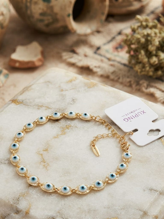 Pulsera ojo turco celeste xuping jewelry