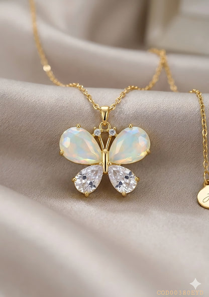 Collar "Mariposa mágica" acero inoxidable 316L