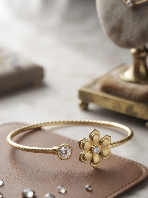 Pulsera "floral real"