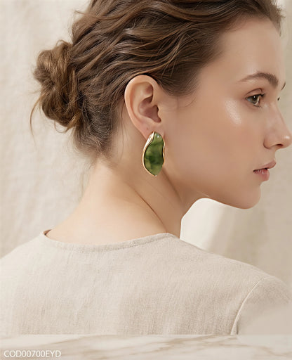 Arete "Pétalo Rosa"