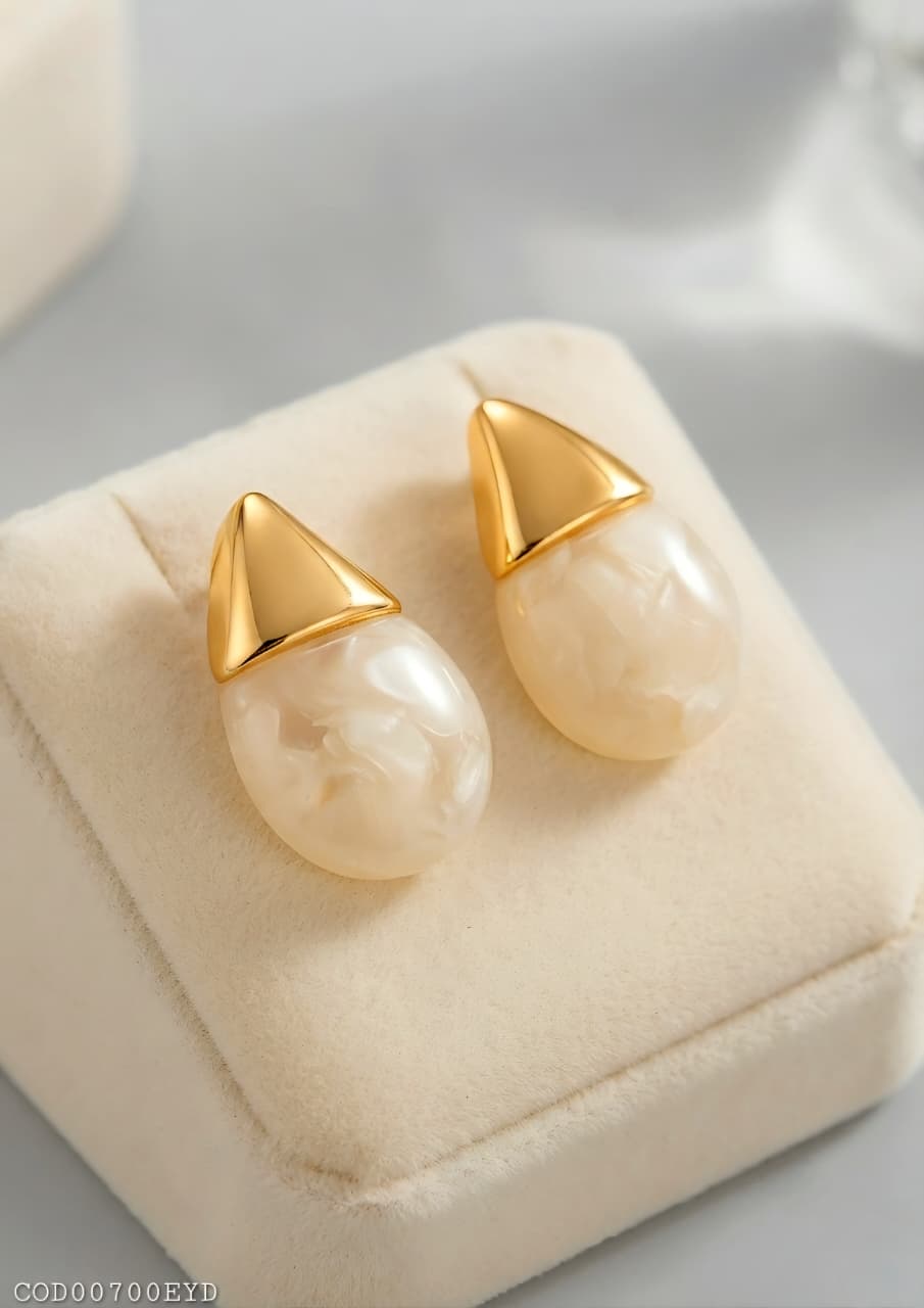 Arete "Gota de Nacar"