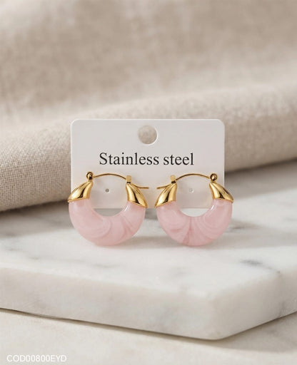 Aretes "Chunky océano"