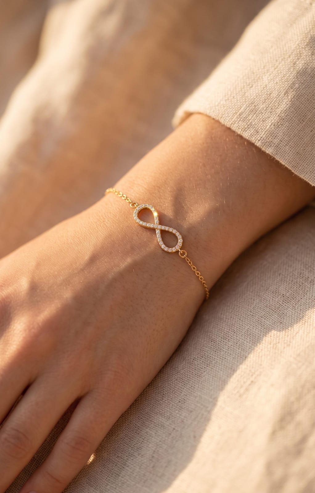 Pulsera infinito zircon rose xuping jewelry