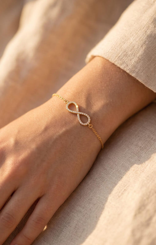 Pulsera infinito zircon rose xuping jewelry