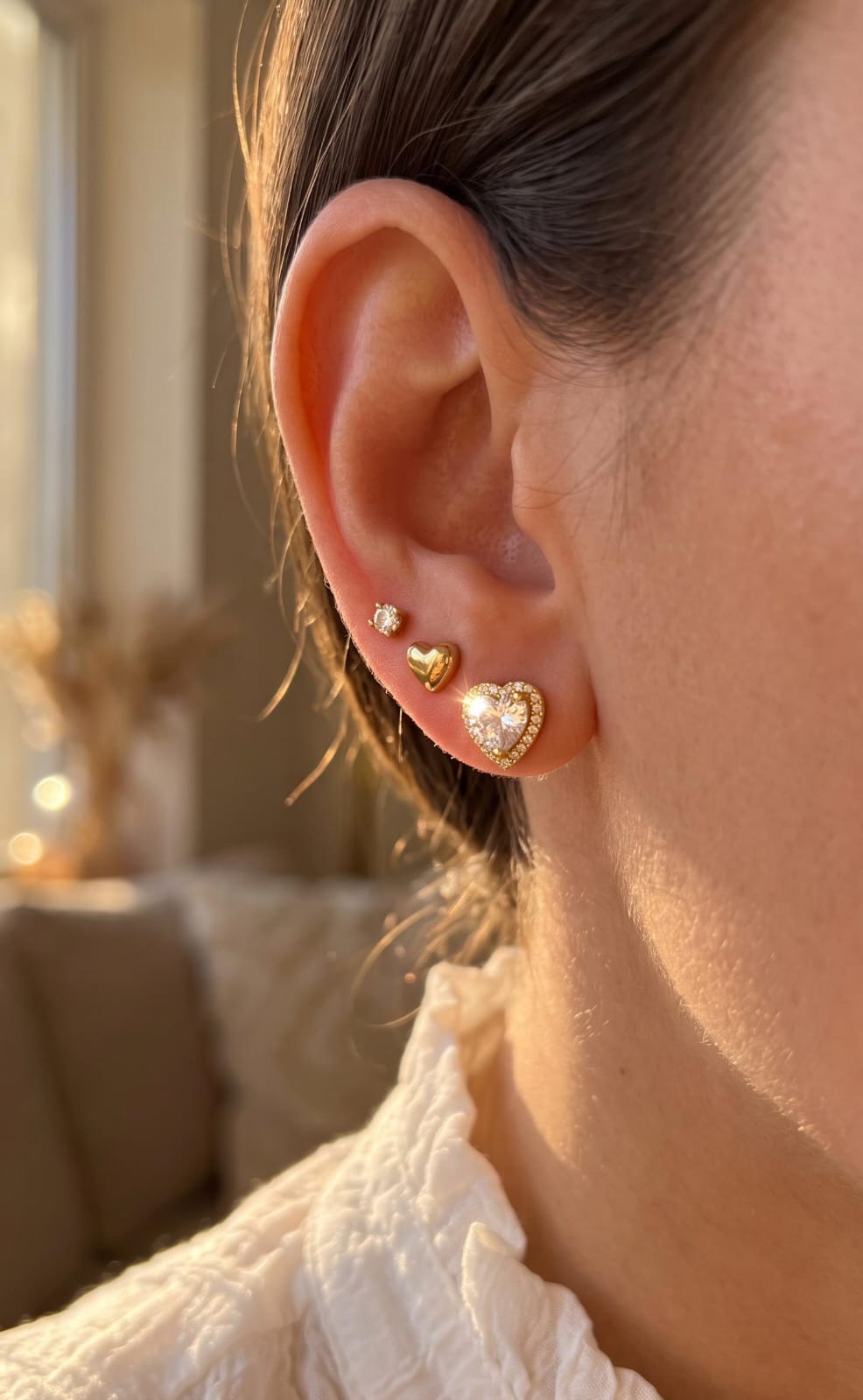 Tripack dorado [Fashion Jewelry]

Enchape oro 14k poste en plata 925 ✅