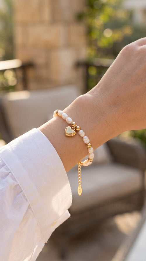 Pulsera piedras nácar
