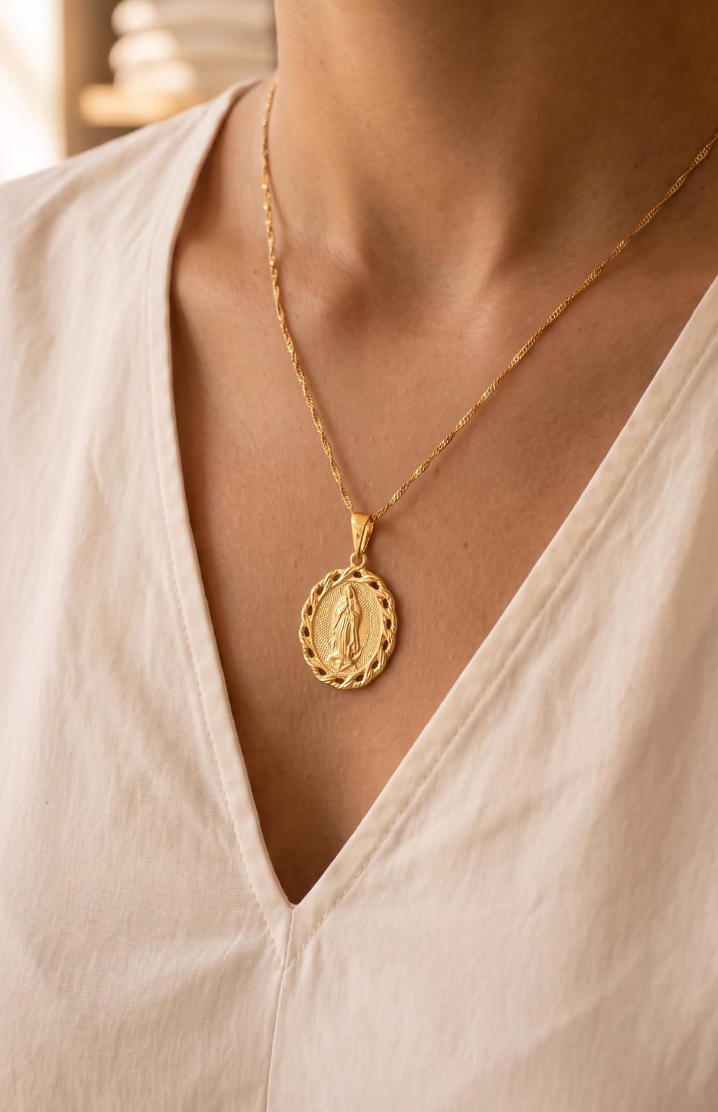 Collar virgen de Guadalupe