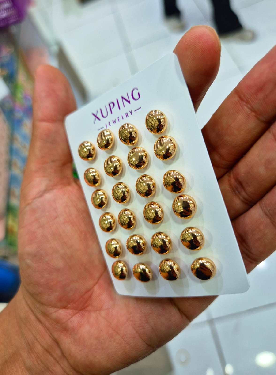 Aretes lentejas rose xuping jewelry&nbsp;